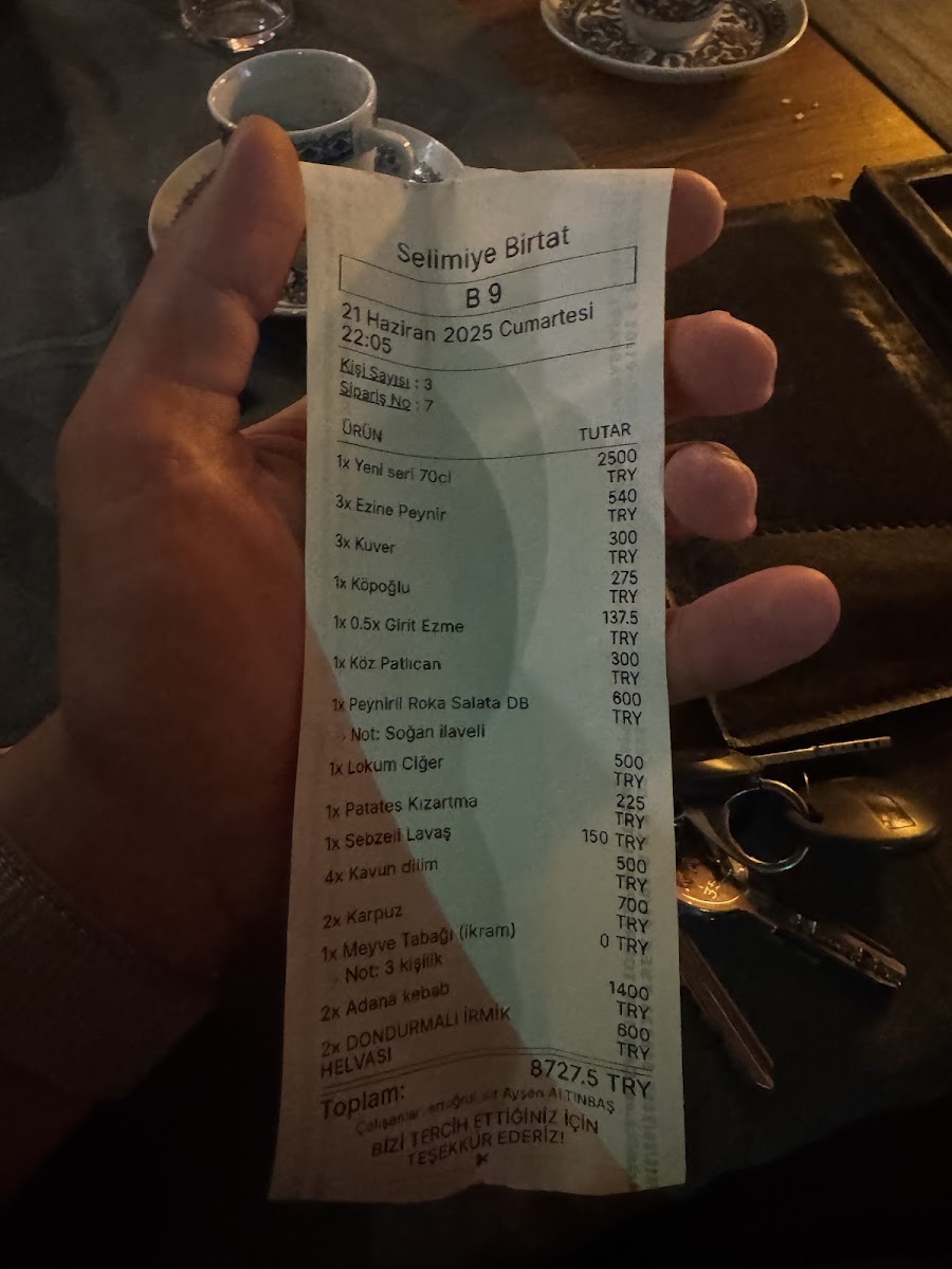 Menu Selimiye Birtat-8